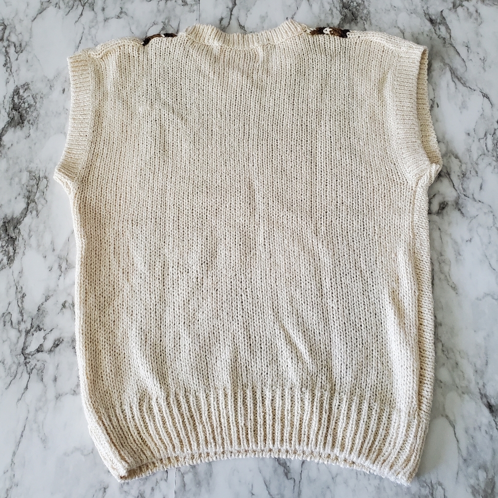 Vintage Earth Tone Sweater Silk Jaclyn Smith Wool - Picture 13 of 15